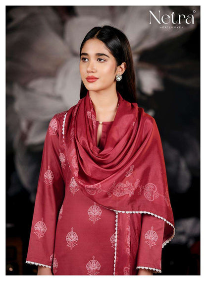 Bivora Netra Cotton Pant Style Suits Supplier