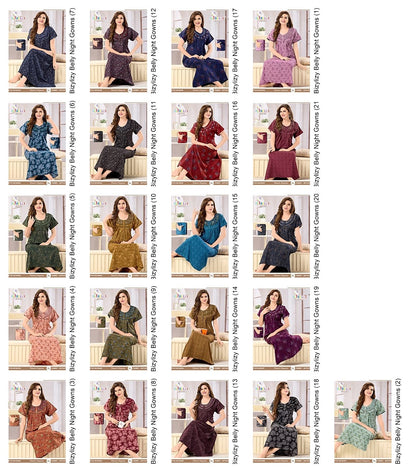 Bizylizy Belly Night Gowns Wholesaler India