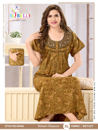 Bizylizy Belly Night Gowns Wholesaler India