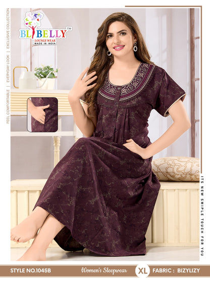 Bizylizy Belly Night Gowns Wholesaler India
