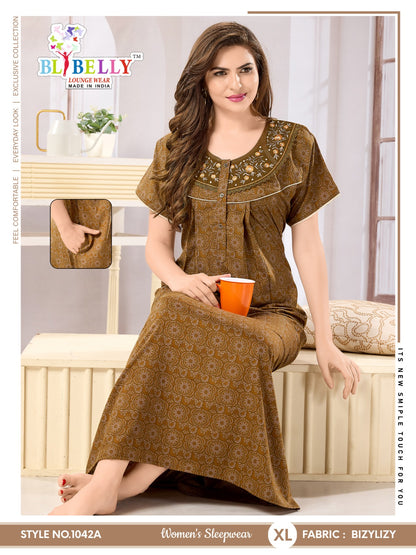 Bizylizy Belly Night Gowns Wholesaler India