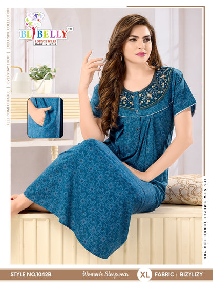 Bizylizy Belly Night Gowns Wholesaler India