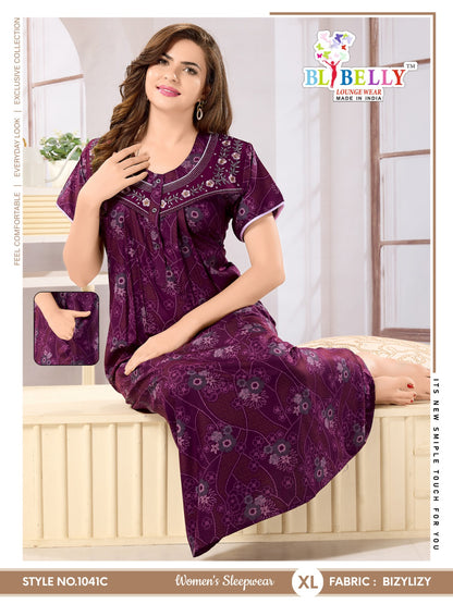 Bizylizy Belly Night Gowns Wholesaler India