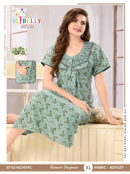 Bizylizy Belly Night Gowns Wholesaler India