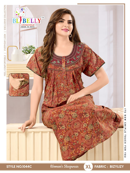 Bizylizy Belly Night Gowns Wholesaler India