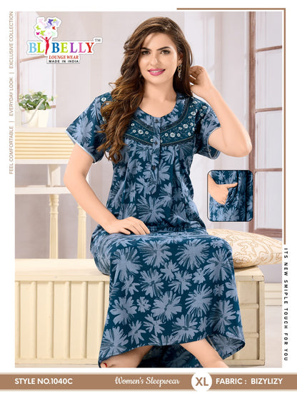 Bizylizy Belly Night Gowns Wholesaler India
