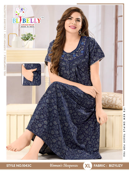 Bizylizy Belly Night Gowns Wholesaler India