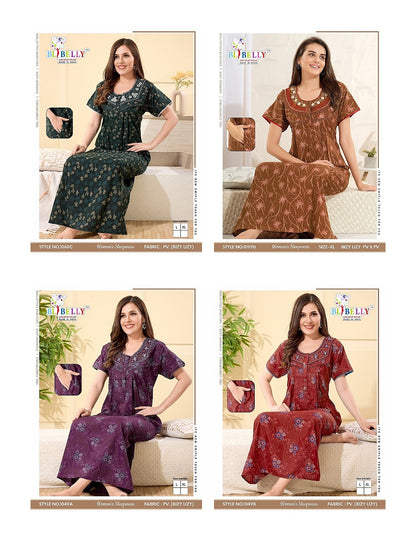 Bizzy Lizzy 070725 Belly Night Gowns Wholesaler Gujarat