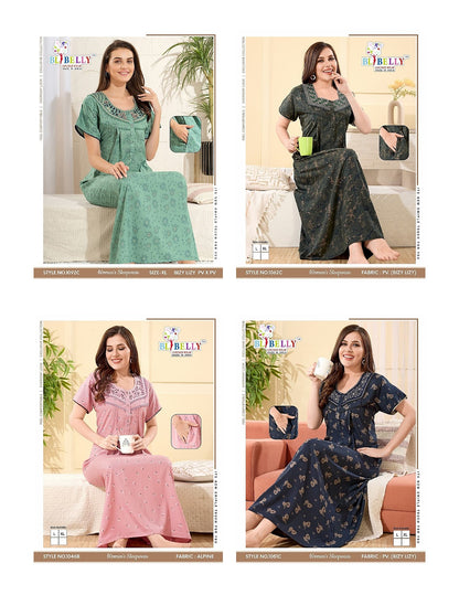 Bizzy Lizzy 070725 Belly Night Gowns Wholesaler Gujarat