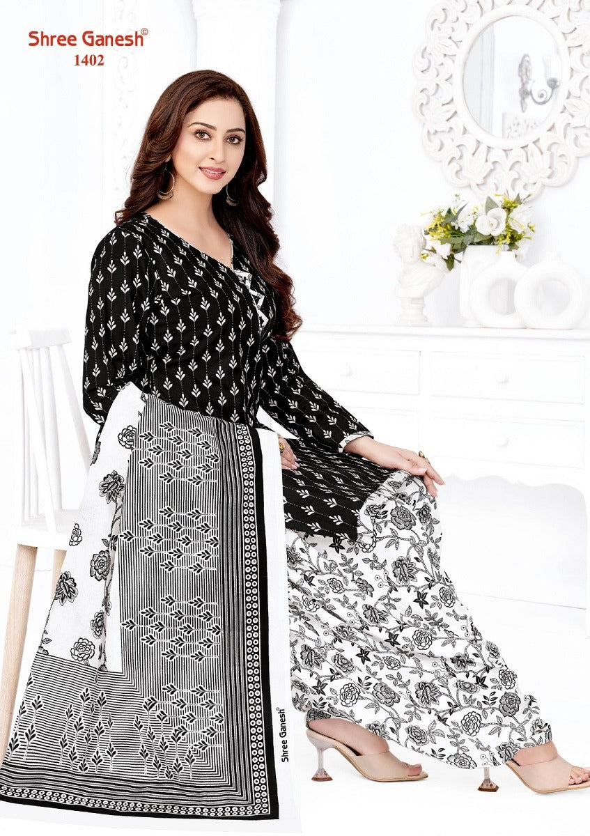 shree ganesh cotton dress material Lord Ganesha Sri Ganesh Cotton Dress Materials With Price Shree Ganesh Hansika Vol-2 Pure Cotton