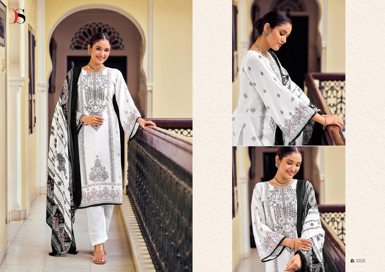 Black Beauty Deepsy Cotton Karachi Salwar Suits Exporter Gujarat