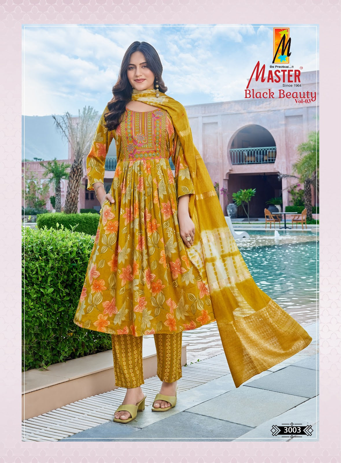 Black Beauty Vol 3 Master Capsule Readymade Anarkali Suits Supplier India