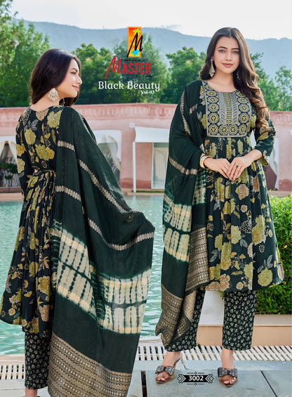 Black Beauty Vol 3 Master Capsule Readymade Anarkali Suits Supplier India