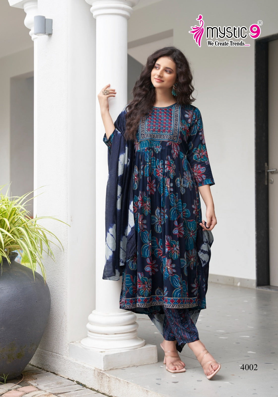 Black Beauty Vol 4 Mystic 9 Reyon Readymade Pant Style Suits Wholesale