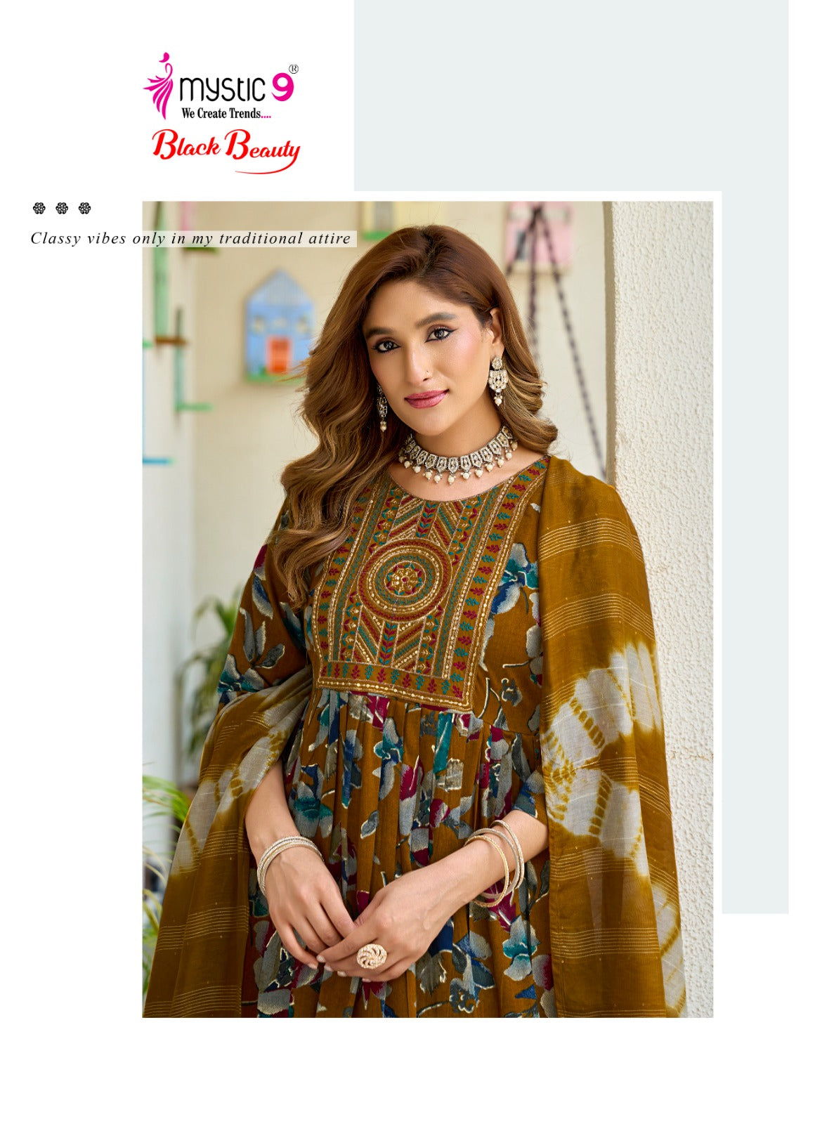 Black Beauty Vol 7 Mystic 9 Rayon Readymade Pant Style Suits Wholesale Rate