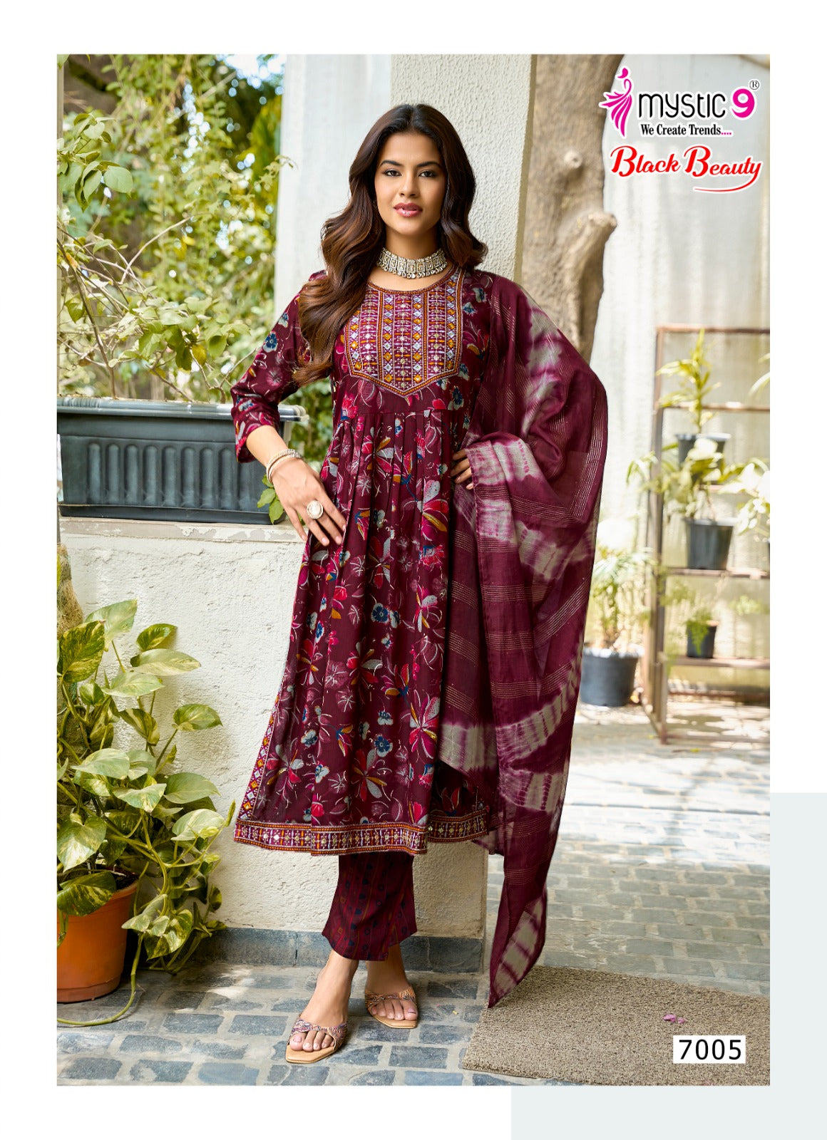Black Beauty Vol 7 Mystic 9 Rayon Readymade Pant Style Suits Wholesale Rate