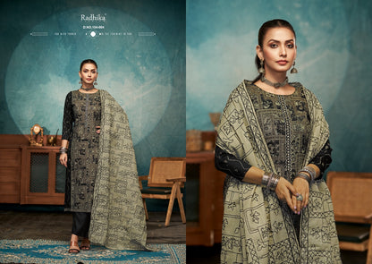 Black Berry Vol 15 Radhika Fashion Azara Cotton Karachi Salwar Suits Wholesaler Gujarat