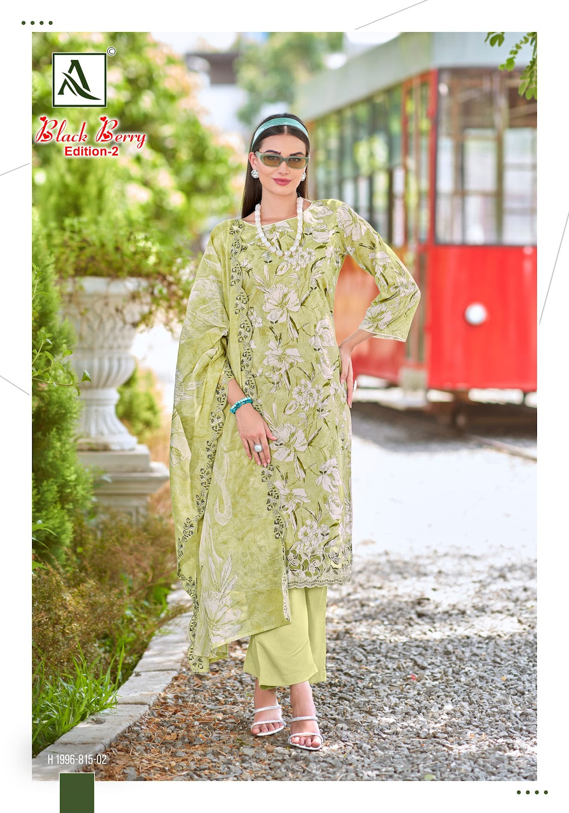 Black Berry Edition 2 Alok Cambric Cotton Karachi Salwar Suits Supplier