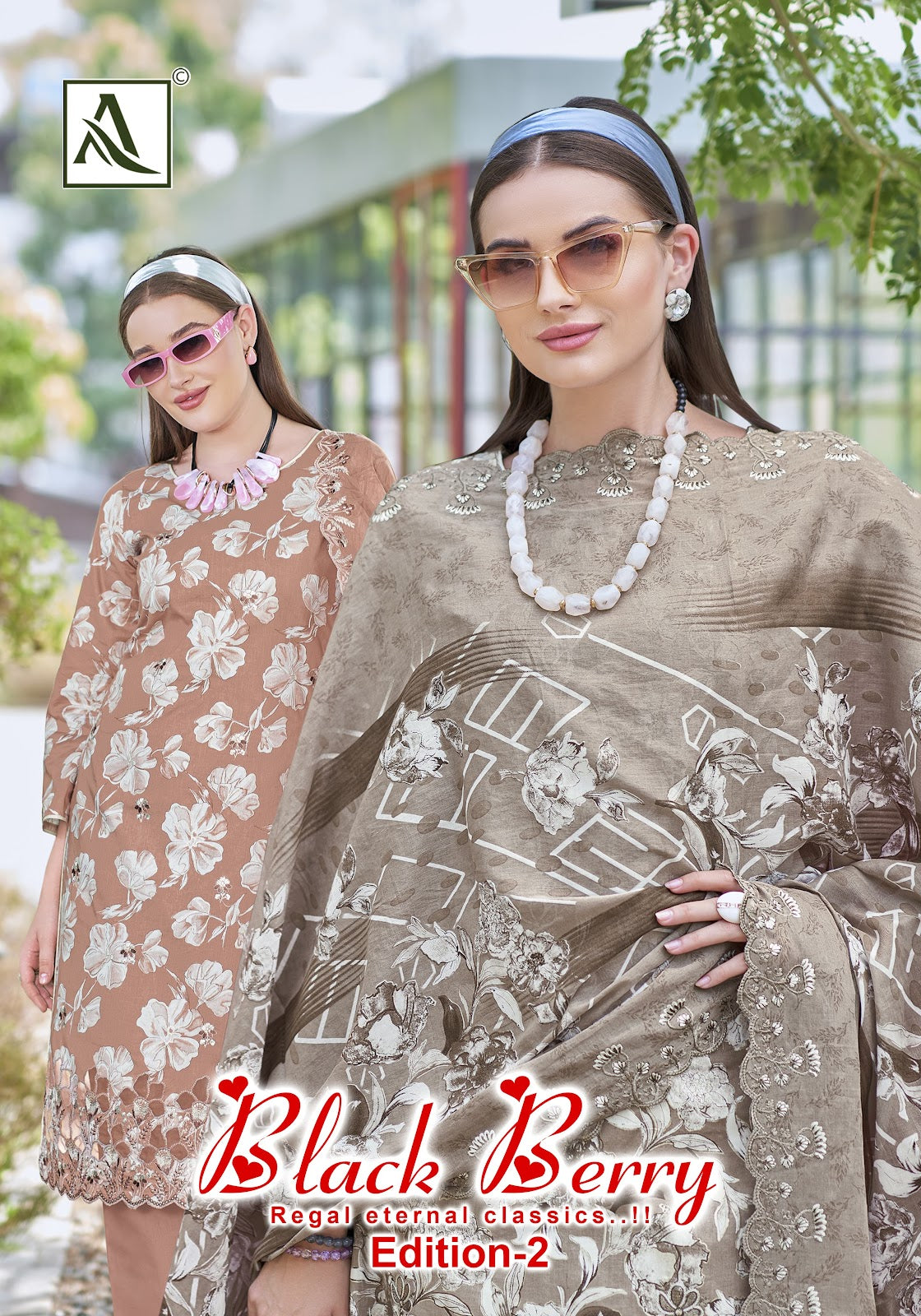 Black Berry Edition 2 Alok Cambric Cotton Karachi Salwar Suits Supplier