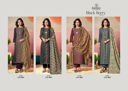 Black Berry Vol 17 Radhika Fashion Azara Cotton Karachi Salwar Suits Wholesaler Ahmedabad