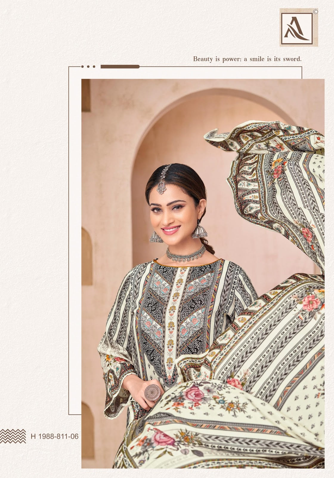 Black Biba Alok Viscose Muslin Karachi Salwar Suits Manufacturer India