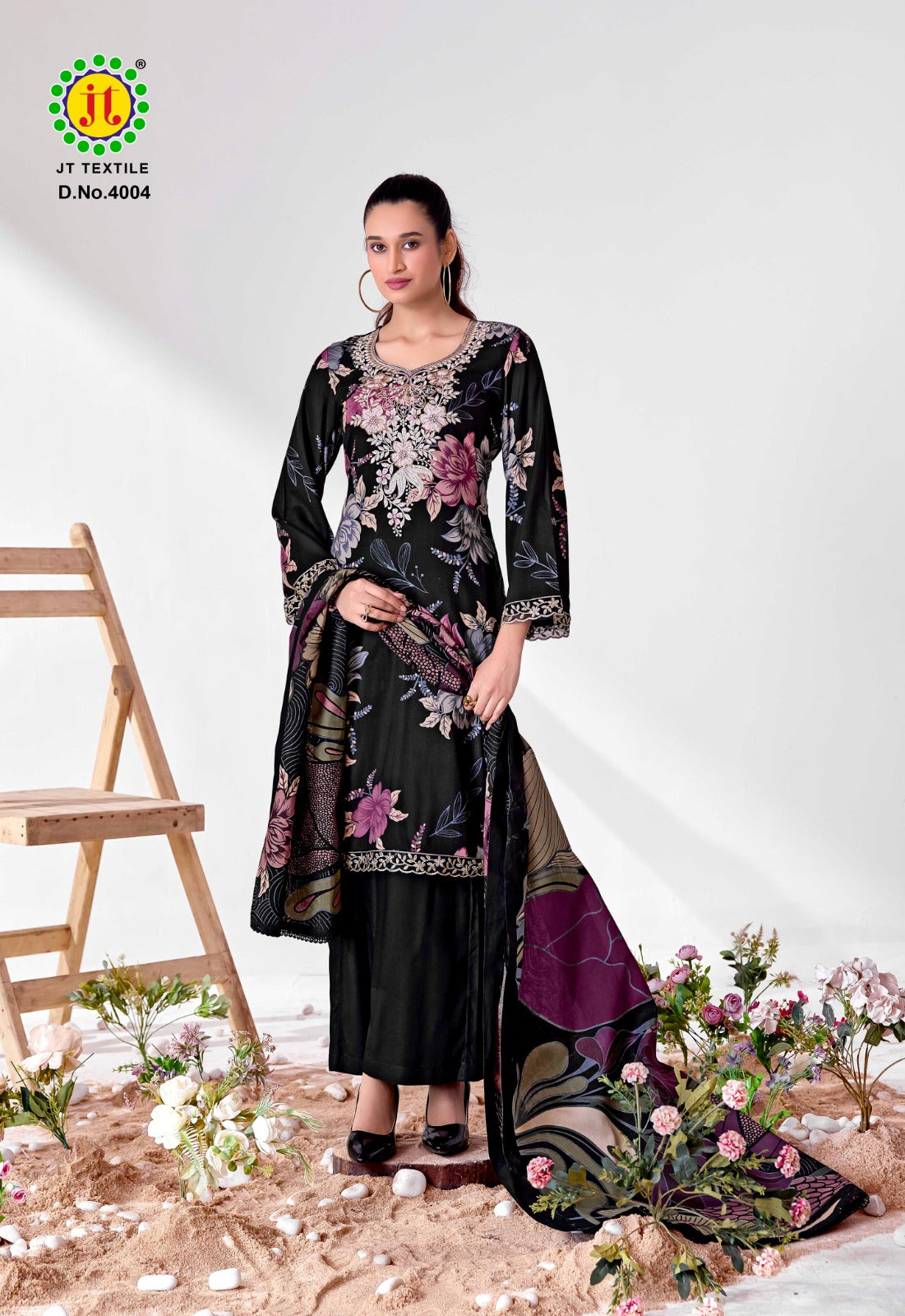 Black Bulbul Vol 4 Jt Reyon Pant Style Suits Wholesale Price