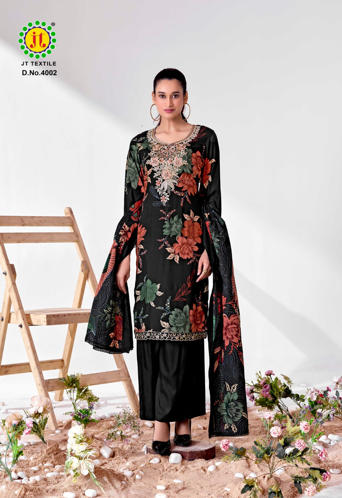 Black Bulbul Vol 4 Jt Reyon Pant Style Suits Wholesale Price