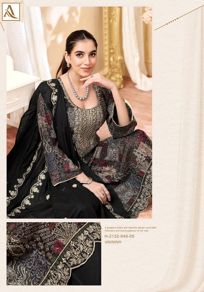 Black Bunny Edition 3 Alok Viscose Reyon Karachi Salwar Suits Wholesaler Gujarat