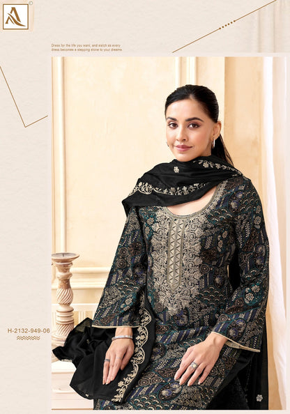 Black Bunny Edition 3 Alok Viscose Reyon Karachi Salwar Suits Wholesaler Gujarat