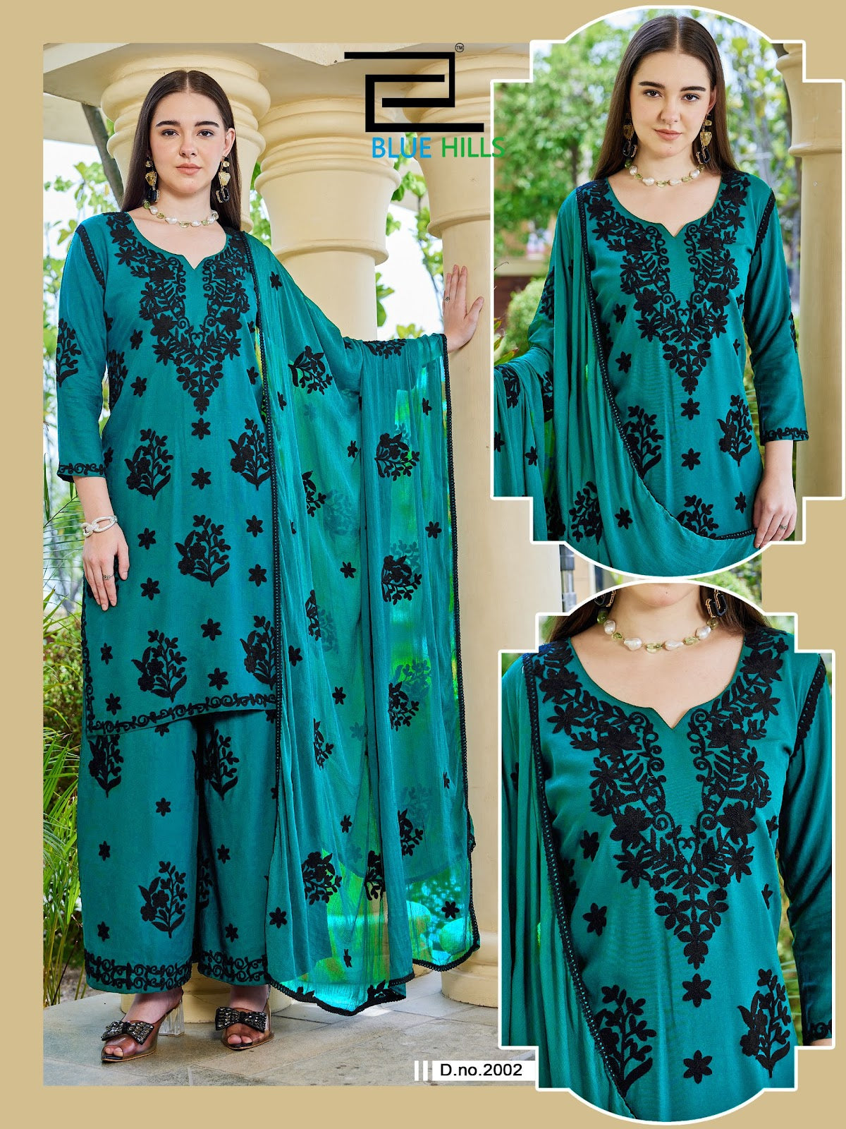 Black Bunny Vol 30 Blue Hills Rayon 14Kg Readymade Plazzo Style Suits Manufacturer Gujarat