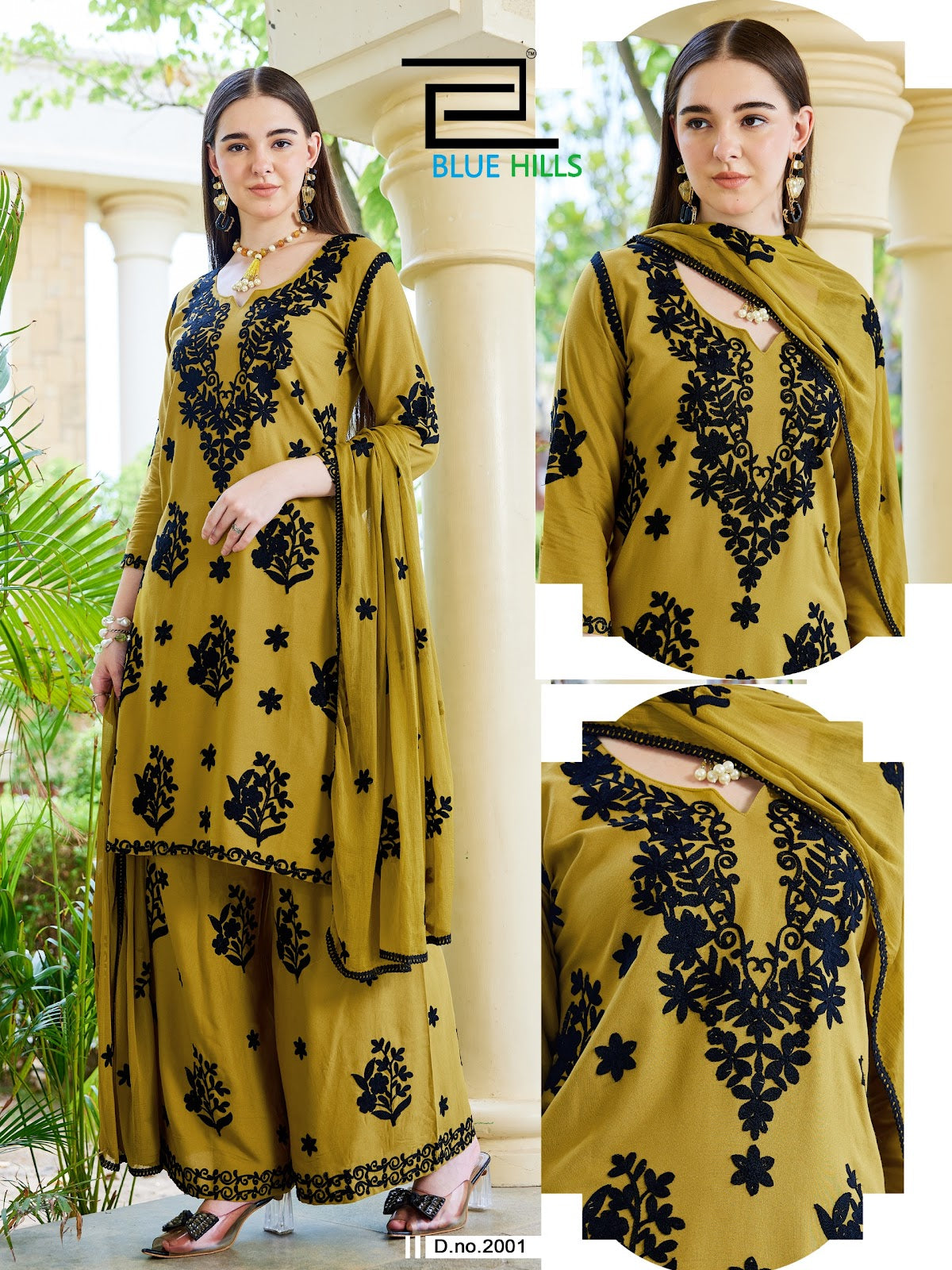 Black Bunny Vol 30 Blue Hills Rayon 14Kg Readymade Plazzo Style Suits Manufacturer Gujarat