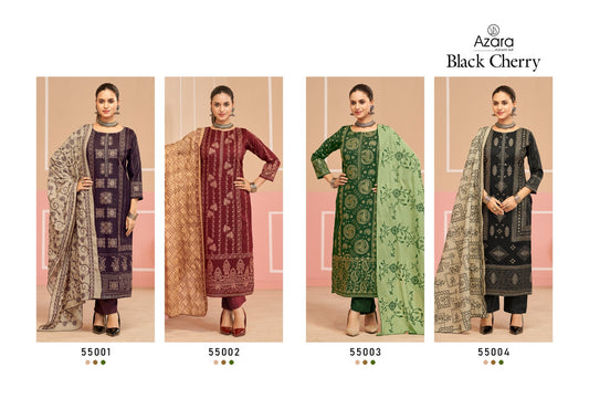 Black Cherry Radhika Fashion Azara Karachi Salwar Suits Exporter India