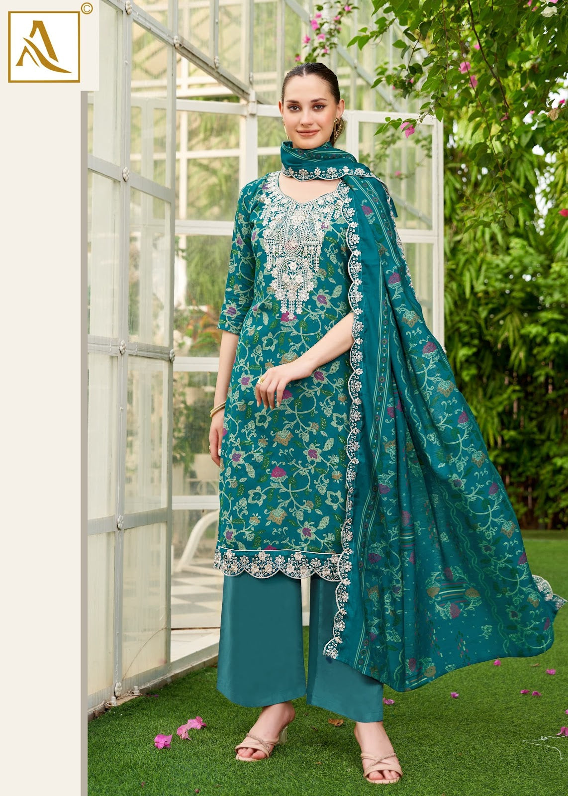 Black Diamond Edition 12 Alok Pure Reyon Karachi Salwar Suits Supplier