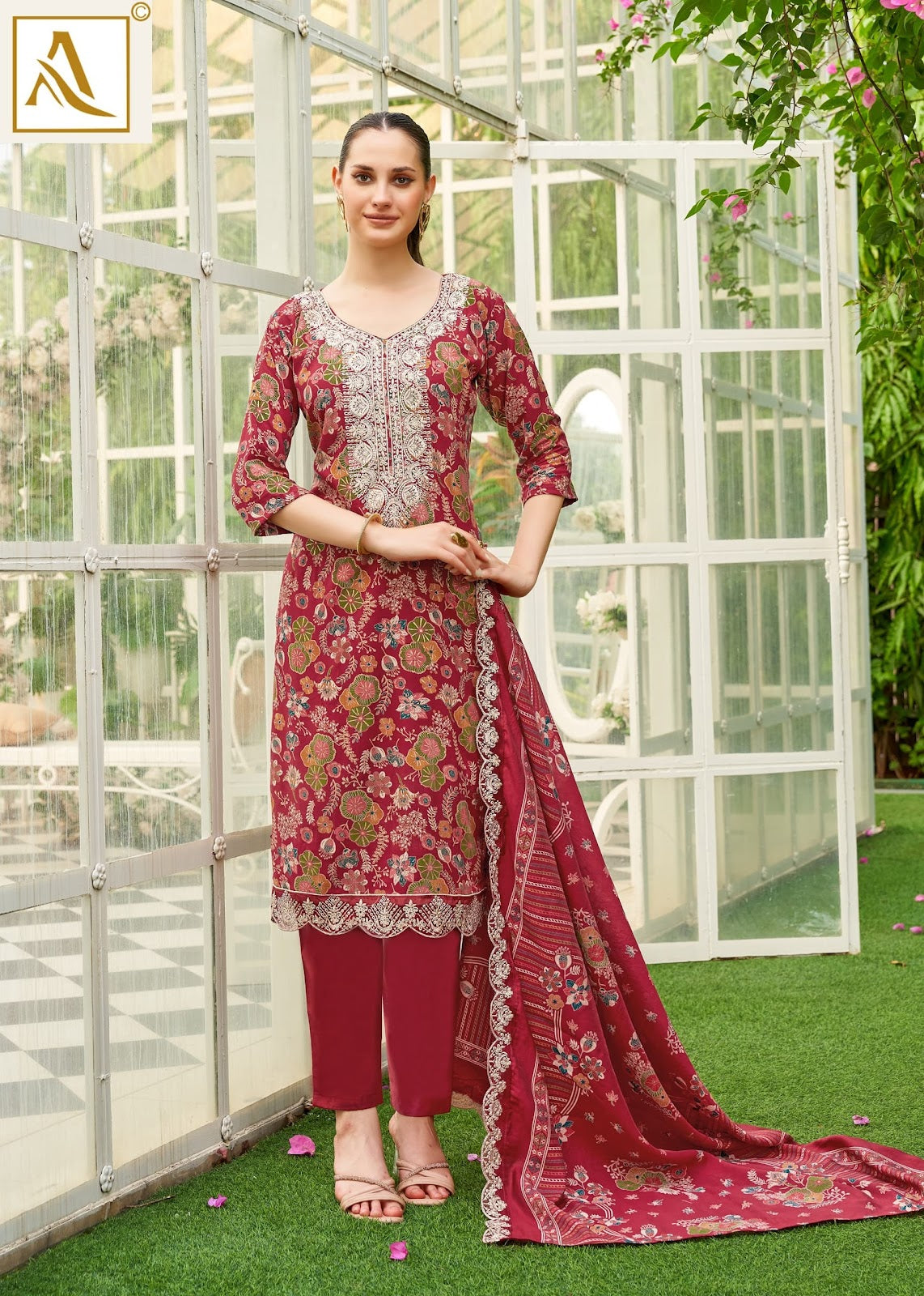 Black Diamond Edition 12 Alok Pure Reyon Karachi Salwar Suits Supplier