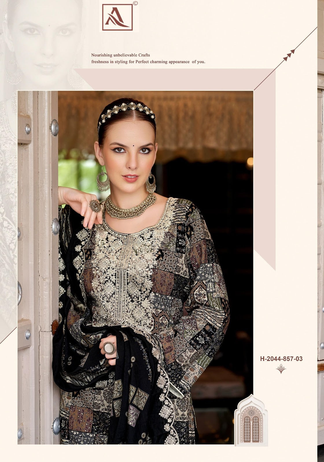 Black Diamond Edition 13 Alok Reyon Karachi Salwar Suits Manufacturer