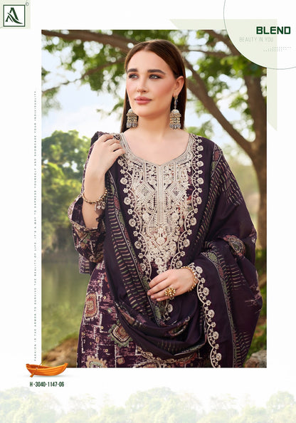 Black Diamond Edition 15 Alok Reyon Karachi Salwar Suits Supplier