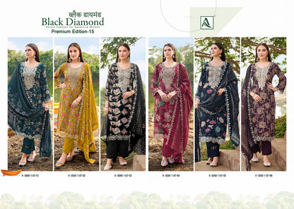 Black Diamond Edition 15 Alok Reyon Karachi Salwar Suits Supplier