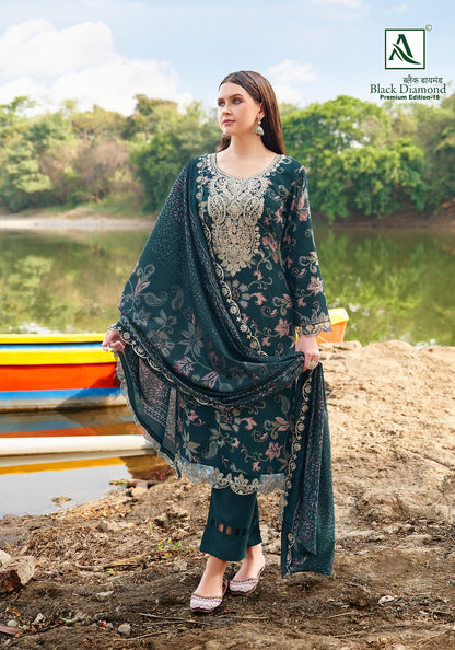 Black Diamond Edition 15 Alok Reyon Karachi Salwar Suits Supplier