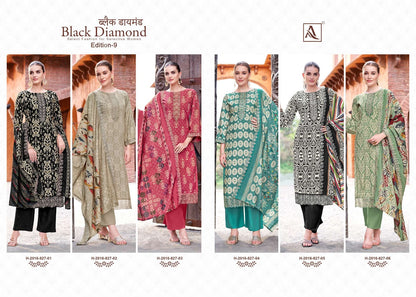 Black Diamond Edition 9 Alok Reyon Karachi Salwar Suits Supplier