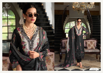 Black Ivory Rupali Muslin Pant Style Suits Supplier Ahmedabad