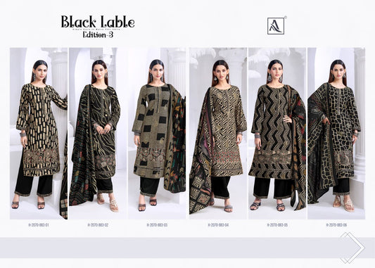 Black Lable Edition 3 Alok Viscose Reyon Karachi Salwar Suits Supplier India