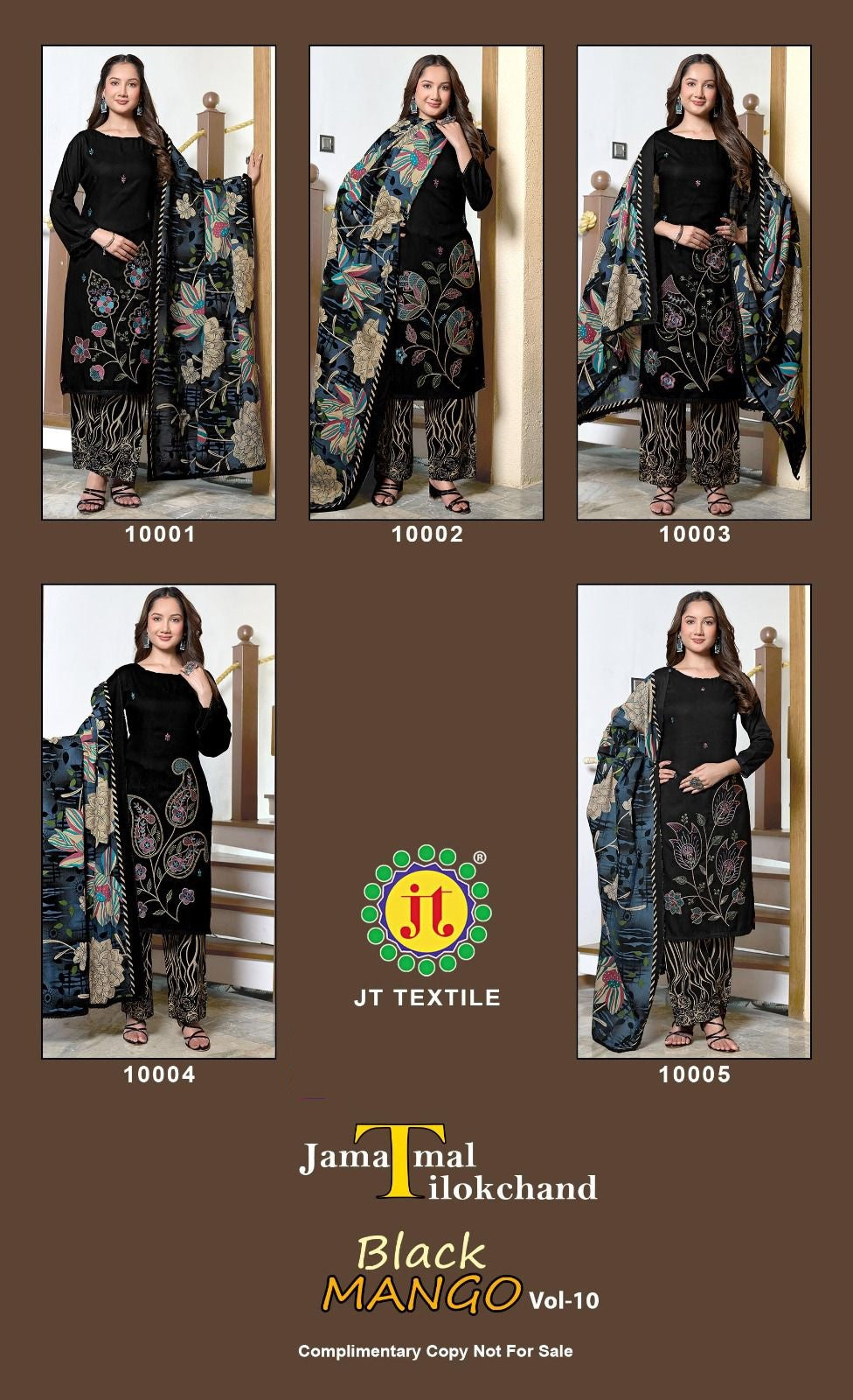 Black Mango Vol 10 Jt Rayon Pant Style Suits Wholesaler