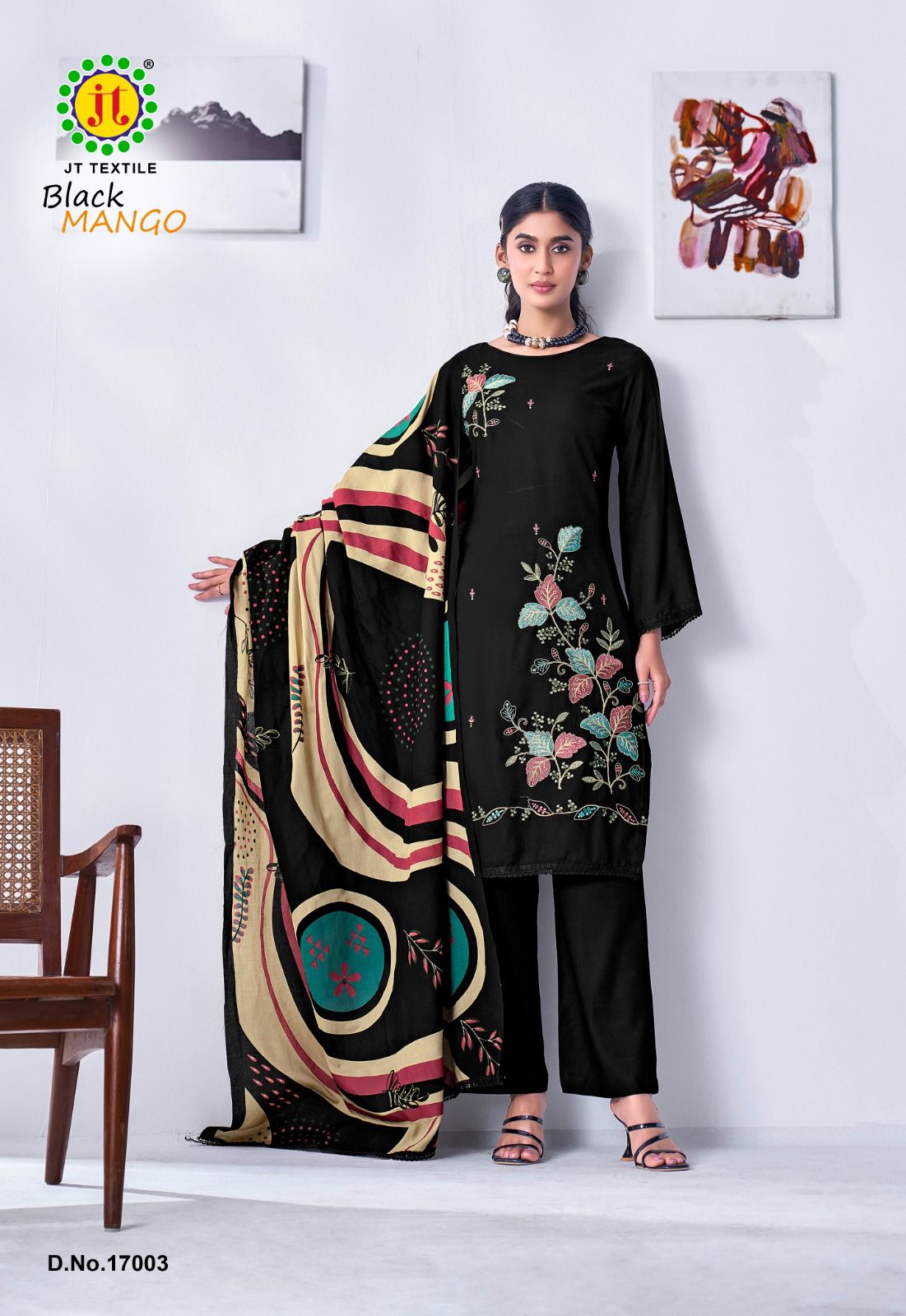 Black Mango Vol 17 Jt Rayon Pant Style Suits Manufacturer India