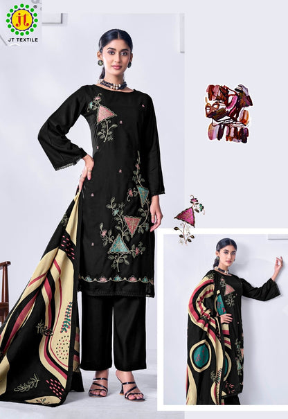 Black Mango Vol 17 Jt Rayon Pant Style Suits Manufacturer India