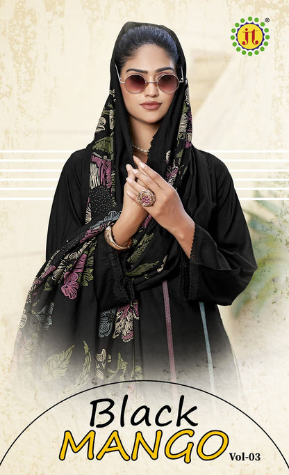 Black Mango Vol 3 Jt Rayon Pant Style Suits Exporter India