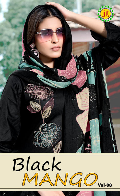 Black Mango Vol 8 Jt Rayon Pant Style Suits Exporter