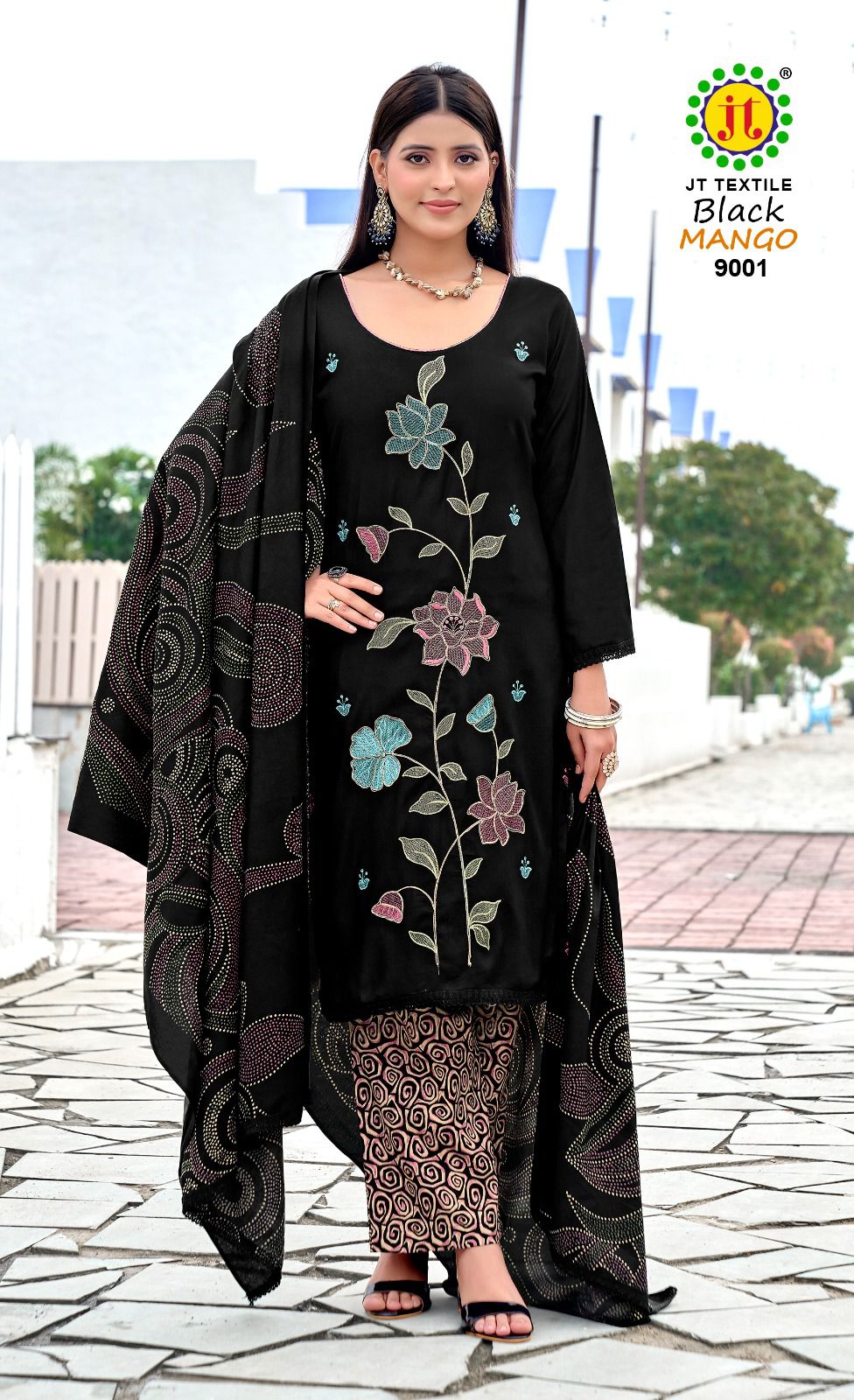 Black Mango Vol 9 Jt Rayon Pant Style Suits Manufacturer Ahmedabad