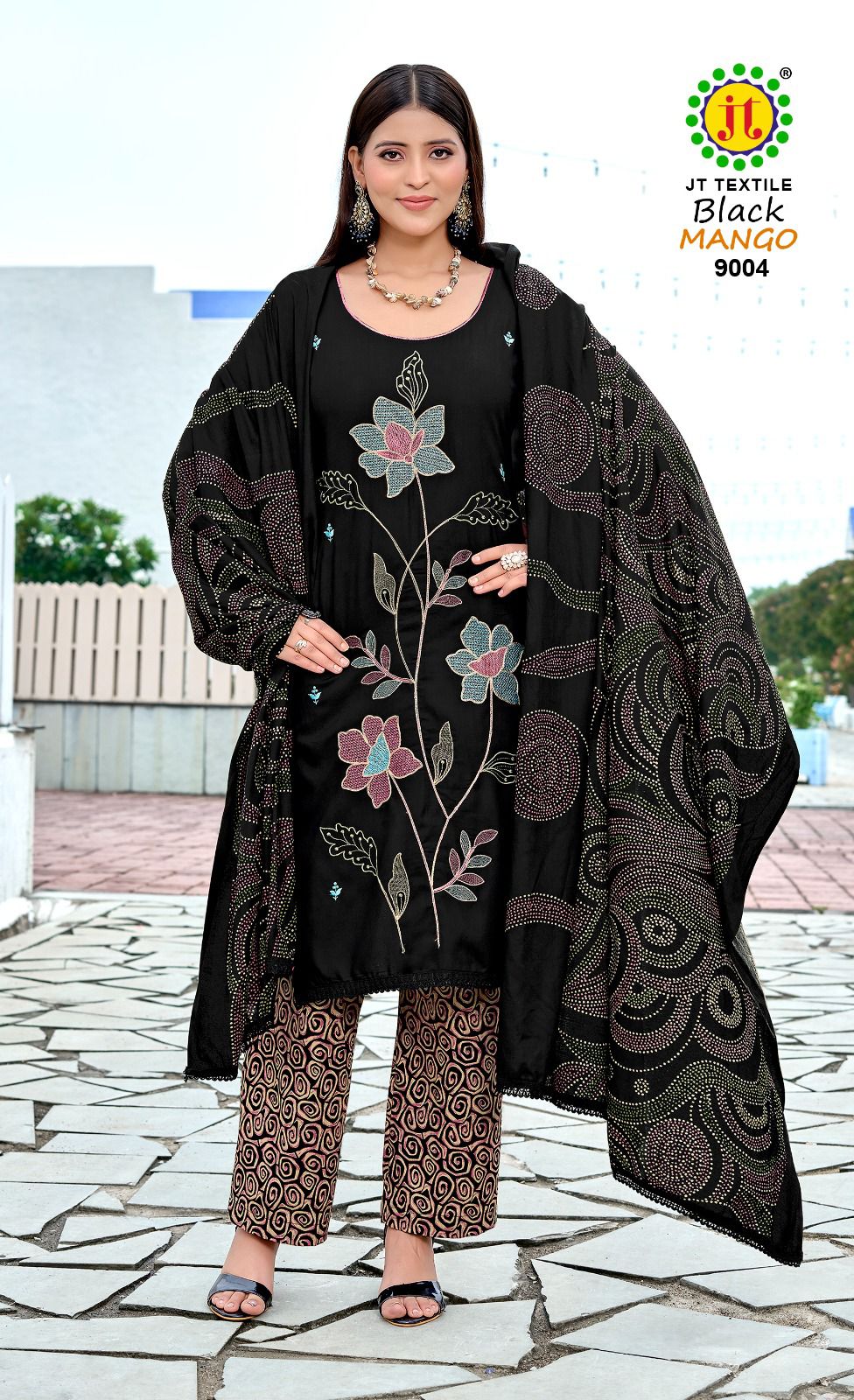 Black Mango Vol 9 Jt Rayon Pant Style Suits Manufacturer Ahmedabad