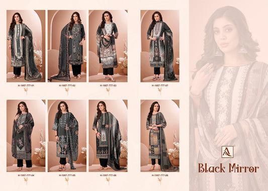 Black Mirror Alok Viscose Muslin Karachi Salwar Suits Manufacturer Ahmedabad