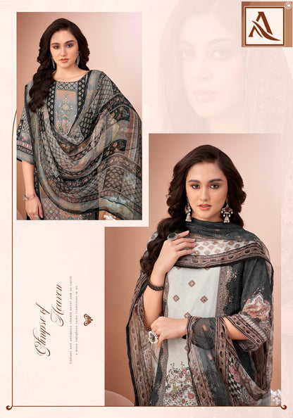 Black Mirror Alok Viscose Muslin Karachi Salwar Suits Manufacturer Ahmedabad